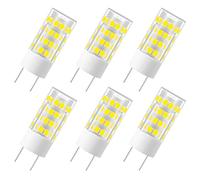 HUAMu 6X G4 Bombilla de LED 5W Bombilla Lámpara LED 51 SMD 2835LEDs Blanco Frío 6000K Iluminación LED Super Brillante 500LM LED Bulb AC/DC12V