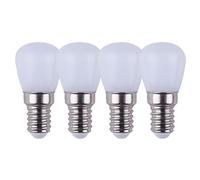 HUAMu Bombilla LED E14 3W, Equivalente a 30W Bombilla Nevera, 6000K Luz Blanco frio 300LM, Bombillas para Frigorifico, Maquina Coser, Lámpara de Sal, Campana Extractora, No Regulable, 4 Unidades