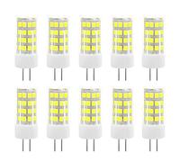 HUAMu G4 Bombilla de LED de 5W,400lm,6000K Blanco Frío,Recambio de 40 Vatios,Ángulo de Haz de 360°,12V AC/DC,No Regulable Pack de 10