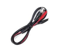 HUANGING Conectores BNC a doble pinza de cocodrilos cables de prueba para pruebas de osciloscopio