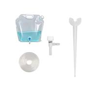 HUANGING Contenedor grande de 10 litros con controlador para un riego eficaz del patio, bolsa de riego ajustable