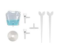 HUANGING Contenedor grande de 10 litros con controlador para un riego eficaz del patio, bolsa de riego ajustable
