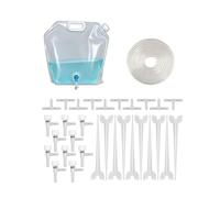 HUANGING Contenedor grande de 10 litros con controlador para un riego eficaz del patio, bolsa de riego ajustable
