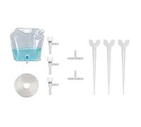 HUANGING Contenedor grande de 10 litros con controlador para un riego eficaz del patio, bolsa de riego ajustable