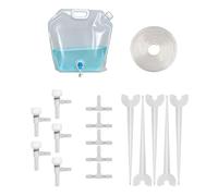 HUANGING Contenedor grande de 10 litros con controlador para un riego eficaz del patio, bolsa de riego ajustable