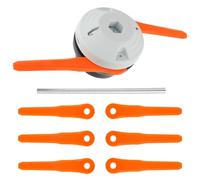 HUAREW Polycut 6-2 Cabezal para STIHL FS38 FSA60R FSA86R FS40 FS50 Desbrozadora, Repuesto FS 38 Cabezal de Corte FSA 60 R, Cabezal de recortadora 4006-710-2137, con 6 Cuchillas