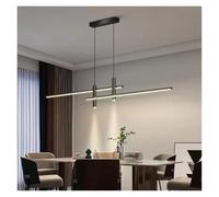 HUAYUSEDF Luces colgantes modernas for comedor, bar y vestíbulo de hotel: diseño nórdico simple, focos contemporáneos, accesorio iluminación elegante, un color, negro, 100 cm(Black 150cm)