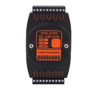 Hub 485 de Grado Industrial - Repetidor de 8 Canales con Aislamiento fotoeléctrico de 1 Entrada y 8 Salidas con protección de 2500 Vrms y Fuente de alimentación CC de 9 a 40 V -