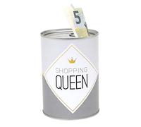 Hucha de Metal, diseño de Lata de Compras, diámetro de 8,6 cm x Altura de 12 cm