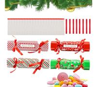 Hucha Navidad DIY - Set 4 Piezas con 40 Bolsas | Portadinero Temático Caramelos Desplegable para, Regalos & Almacenamiento Festivo