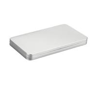 Hucha, organizador de efectivo, dispensador de píldoras, estuche de almacenamiento con tapa con acceso rápido, soporte multiusos para archivos, joyas, medicamentos en casa o viajes, 6.69 x 3.54