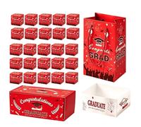 Hucha para graduados - de regalo con explosión de graduación 2026, 7,87 x 5,12 x 1,97 pulgadas Clase de relleno | Grad Bouncy Money Holder cajas | para la celebración del cumpl