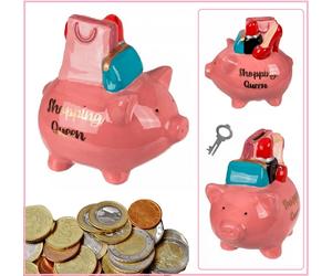 Hucha Shopping Queen Keramik 17cm