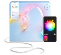 Hue Essential Tira LED 5 metros, RGBIC, Colores y Ambiente Vibrantes, Iluminación Interior Flexible, Fácil Instalación, Control por App y Voz, Funciona con Alexa, Google Assistant y Apple Home.