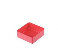 Hünersdorff - Caja de poliestireno (54 x 54 x 23 mm), color rojo