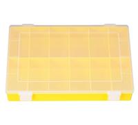Hünersdorff – Caja de surtido PP CLASSIC, 12 compartimentos, 225x335x55 mm, amarillo