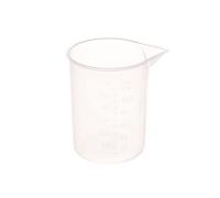 hünersdorff Vaso medidor 120 ml transparente de polipropileno PP, graduación de 10 ml, pico vertedor, sin BPA, resistente e indeformable, para cocina, repostería, lavavajillas, microondas y congelador