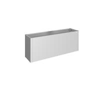Huerto elevado 2x0,5 plata metal