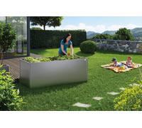 Huerto elevado 2x1 gris cuarzo metal