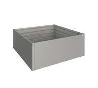 Huerto elevado 2x2 gris cuarzo metal