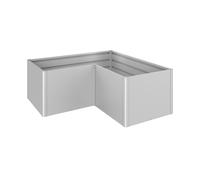 Huerto elevado l2x1 plata metal