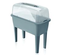 Huerto Urbano con Invernadero de 52 Litros en Polipropileno 77 X 38 X 82 Cm Color Gris - Prosperplast Gray