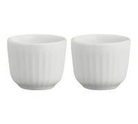 Huevera HAMMERSHOI, juego de 2 piezas, blanca, Kähler