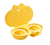 Hueveras para Microondas 2 Cavidades Antiadherente Microwavable Rápido | Hervidor de Huevos de Calentamiento Rápido Cocina, Sándwiches de Desayuno, Hamburguesa con Queso, Restaurantes, Hoteles, Of