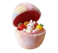 Huevos de Pascua rellenables - 17 x 17 x 21 cm franela PP | Bombonera gigante de 8,3 pulgadas, huevos de Pascua vacíos para rellenar para suministros de caza, decoración navideña, cesta de primavera