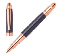 Hugo Boss Bolígrafo roller Icon | Tinta negra | Caja de regalo (azul/oro rosa)