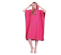 HuhWafee Toalla de playa, poncho de 110 x 90 cm, cambio de bata, surf, playa, poncho ultraligero, toalla de playa, traje de cerdo, ayuda para cambiar, ayuda para mudanza, para mujeres, hombres, niños