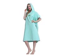 HuhWafee Toalla de playa, poncho de 110 x 90 cm, cambio de bata, surf, playa, poncho ultraligero, toalla de playa, traje de cerdo, ayuda a cambiar, ayuda para mudanza, para mujeres, hombres, niños