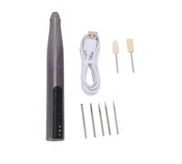 HUIOP Kit Multifunción de Pluma de Grabado Taladro Uñas Inalámbrico con Luz LED Ajustable 3 Velocidades, Pulidor Portátil para Manualidades y Reparaciones, Herramienta Pulido Eléctrico (KGX 666PRO)