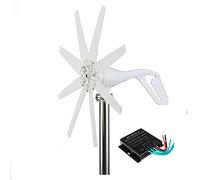 HUIZHITENGDA 3000W Home Wind Turbine Energía Libre 8 Blades 3KW Generador de Viento Windmil con Controlador híbrido MPPT, 12V 24V 48V,24v