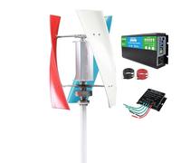 HUIZHITENGDA Generador de turbinas eólicas Verticales 3000W 12V