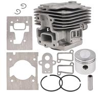 Hujago 11005-0650 11005-2166 - Kit de reconstrucción de pistón de cilindro de 44 mm para motor de desbrozadora Kawasaki TJ53 TJ53E HA053A HA053B KBH53 KBL53A