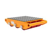 HuKaiL Rodador de máquina 15T - Tabla rodante resistente 9 ruedas set de 4 | Alta resistencia: capacidad de carga de 33069 libras, 9 rodillos endurecidos, alfombrilla antideslizante - 20,2 kg