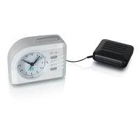 Humantechnik Reloj Despertador con vibración, Reloj Despertador de Viaje, Almohadilla vibratoria, Reloj analógico de Cuarzo