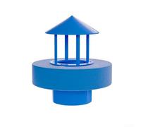 Humidificador artificial de rocalla para cascadas de interior, decoración silenciosa para fuente de meditación zen, hogar, oficina, 10 x 10 x 13,3 cm (azul A)
