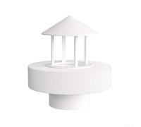 Humidificador artificial de rocalla para cascadas de interior, decoración silenciosa para fuente de meditación zen, hogar, oficina, 10 x 10 x 13,3 cm (blanco A)