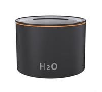 Humidificador con efecto de llama de 160 ml y difusor de aceites esenciales con luz LED degradada colorida, apagado automático sin agua, funcionamiento silencioso para dormitorio, oficina o decoración