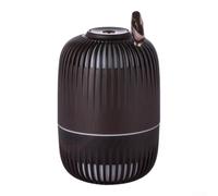 Humidificador de aire compacto ultra silencioso con boquilla giratoria y luz ambiental LED para plantas, hogar, sala de yoga, diseño de llenado fácil de 13 x 8 cm (B)