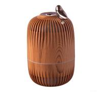 Humidificador de aire compacto ultra silencioso con boquilla giratoria y luz ambiental LED para plantas, hogar, sala de yoga, diseño de llenado fácil de 13 x 8 cm (A)