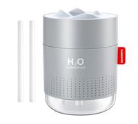 Humidificador de aire portátil 500 ml | Humidificador silencioso para habitación | Humidificador compacto para habitación pequeña | Humidificador ultrasónico con luz y apagado automático
