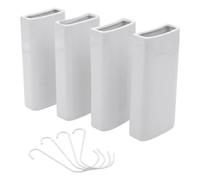 Humidificador de cerámica cuadrado para radiadores juego de 4 - 20 x 9 cm - evaporador de agua para colgar en radiadores - humidificador universal evaporador de agua inalámbrico