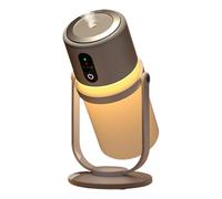Humidificador de escritorio silencioso de 300 ml con luz nocturna LED - Señor USB portátil para plantas, dormitorio, oficina | Mini dispositivo de humedad del aire interior, mejora de la espa