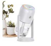 Humidificador de viaje 2 en 1, 280 ml, luz nocturna con 2 temporizadores de | Purificador de aire nebulizador para el hogar, dormitorio, viaje de negocios, hotel, sala de estar, oficina, viajes