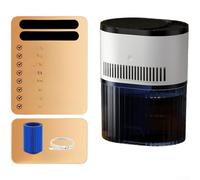 Humidificador evaporativo de 3 litros, tecnología de niebla no visible, para habitación de bebé, guardería, humidificador de aire silencioso con filtro USB-C (A)