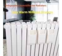 Humidificador para Radiadores Silencioso sin para niebla de Humedad ABS Instalación para fácil Hogar Oficina 20x10cm
