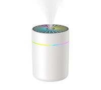 Humidificador pequeño, humidificador de 0,5 L para habitaciones de cama espacios pequeños - filtro difusor de limpieza apagado automático para habitación de niños baño de viaje